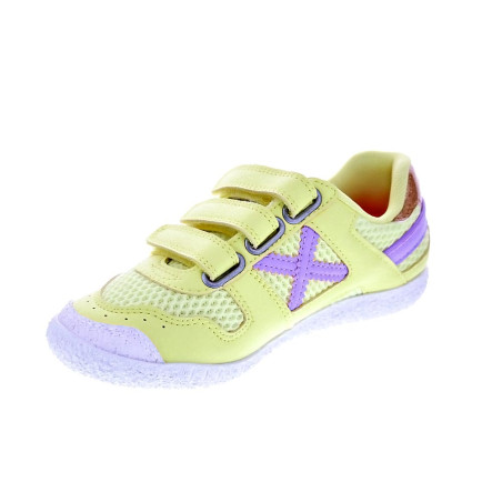 Zapatillas Munich zapatos Niña modelo Mini Goal Vco Amarillo 