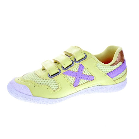 Zapatillas Munich zapatos Niña modelo Mini Goal Vco Amarillo 
