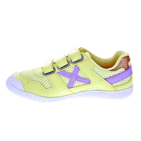 Zapatillas Munich zapatos Niña modelo Mini Goal Vco Amarillo 