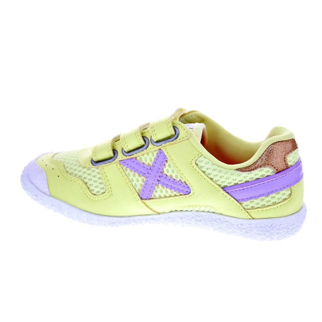 Zapatillas Munich zapatos Niña modelo Mini Goal Vco Amarillo 