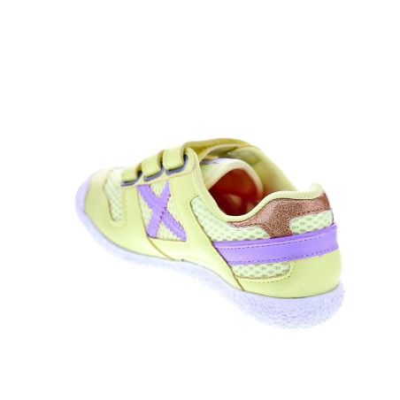 Zapatillas Munich zapatos Niña modelo Mini Goal Vco Amarillo 