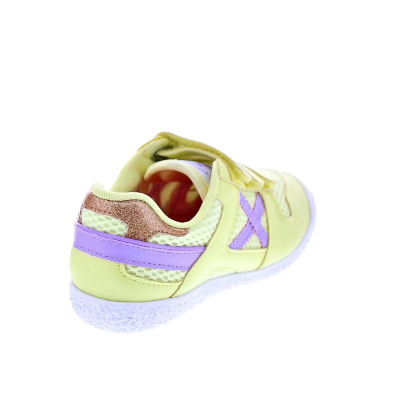 Zapatillas Munich zapatos Niña modelo Mini Goal Vco Amarillo 
