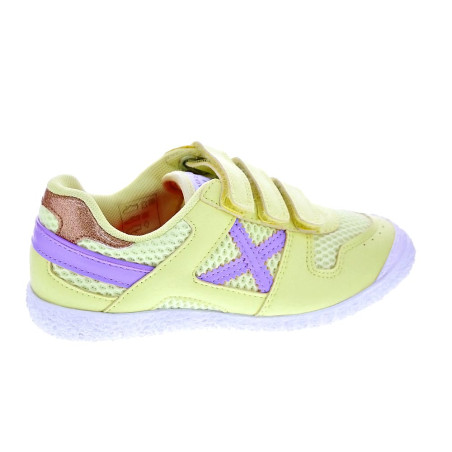 Zapatillas Munich zapatos Niña modelo Mini Goal Vco Amarillo 