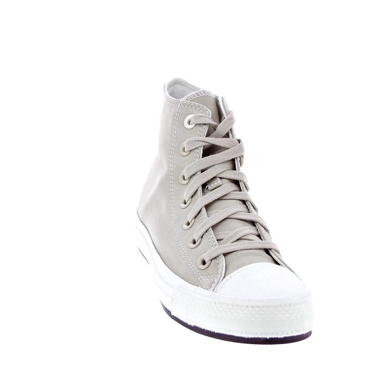 Zapatillas botas Converse zapatos Mujer modelo Chuck Taylor Beige 