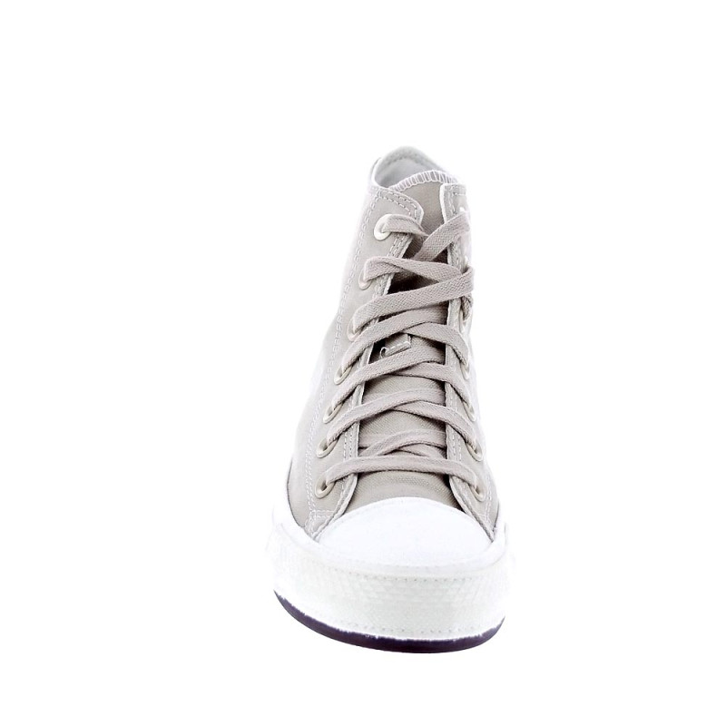 Zapatillas botas Converse zapatos Mujer modelo Chuck Taylor Beige 