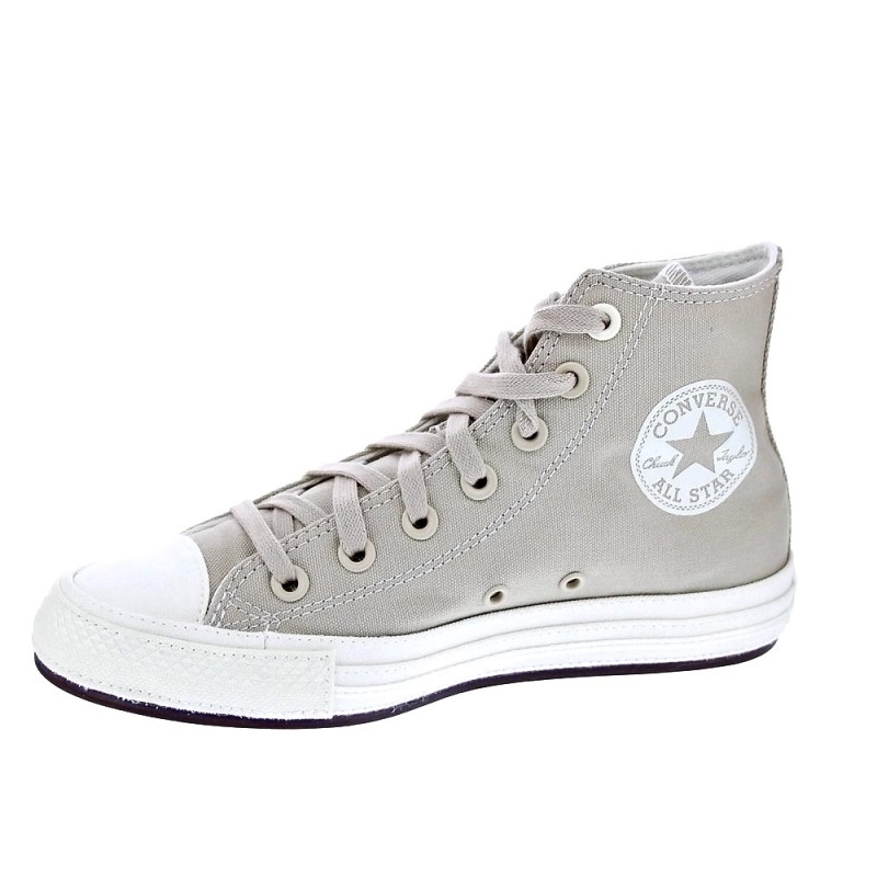 Zapatillas botas Converse zapatos Mujer modelo Chuck Taylor Beige 