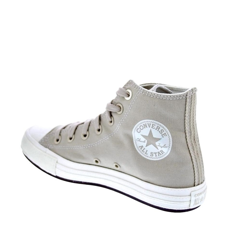 Zapatillas botas Converse zapatos Mujer modelo Chuck Taylor Beige 