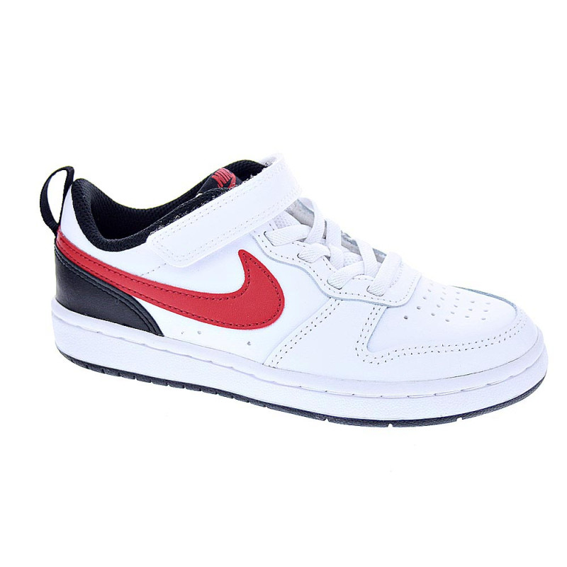 Zapatillas Nike zapatos Niño modelo Court Borought low Blanco 