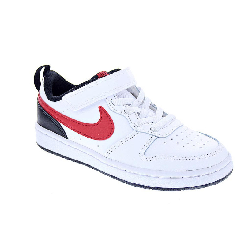 Zapatillas Nike zapatos Niño modelo Court Borought low Blanco 