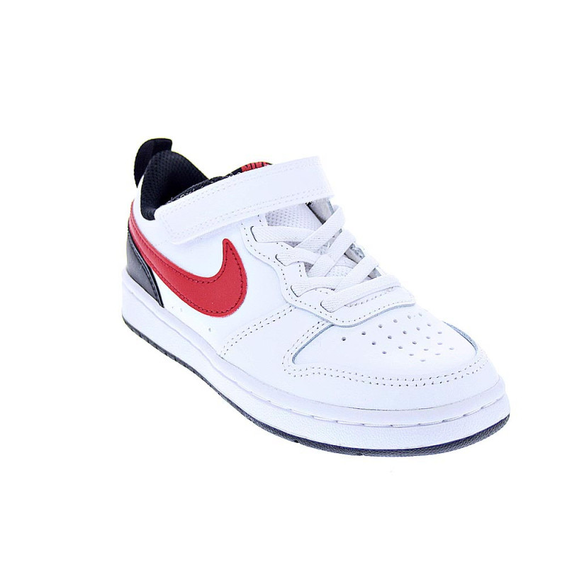 Zapatillas Nike zapatos Niño modelo Court Borought low Blanco 