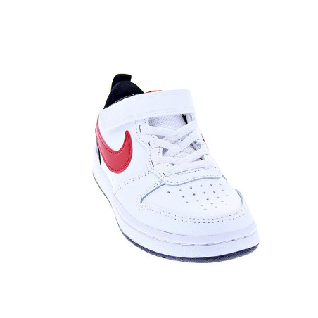 Zapatillas Nike zapatos Niño modelo Court Borought low Blanco 