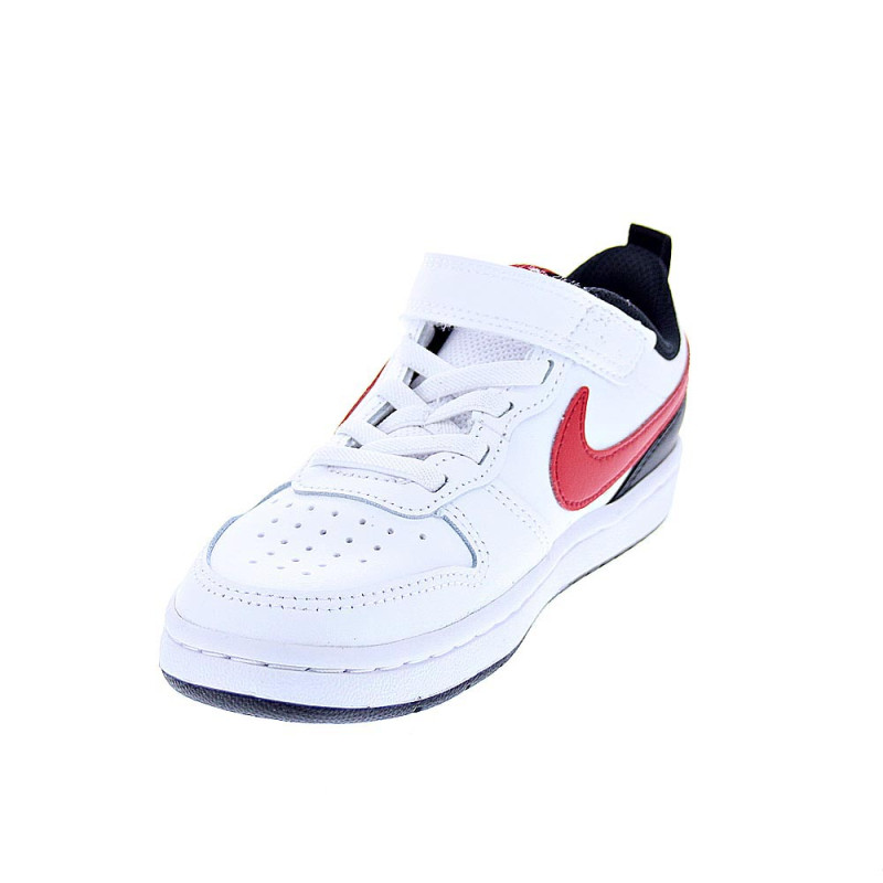 Zapatillas Nike zapatos Niño modelo Court Borought low Blanco 