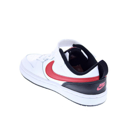 Zapatillas Nike zapatos Niño modelo Court Borought low Blanco 