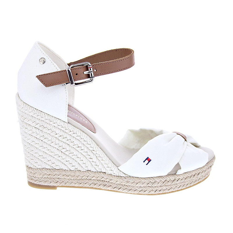 Sandalias Tommy Hilfiger zapatos Mujer modelo Basic Open Toe Blanco 