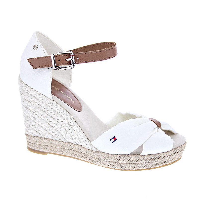 Sandalias Tommy Hilfiger zapatos Mujer modelo Basic Open Toe Blanco 