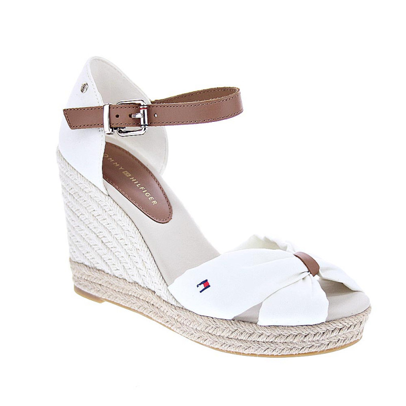 Sandalias Tommy Hilfiger zapatos Mujer modelo Basic Open Toe Blanco 