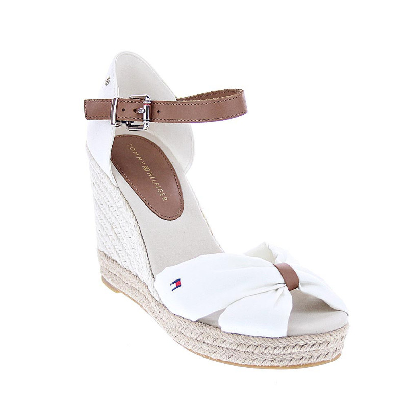 Sandalias Tommy Hilfiger zapatos Mujer modelo Basic Open Toe Blanco 