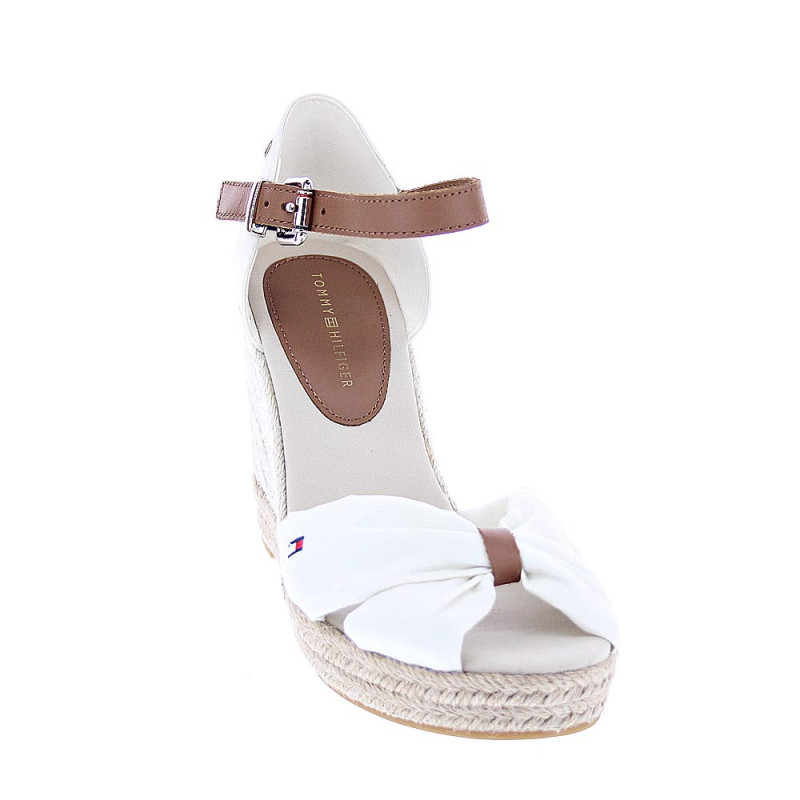 Sandalias Tommy Hilfiger zapatos Mujer modelo Basic Open Toe Blanco 