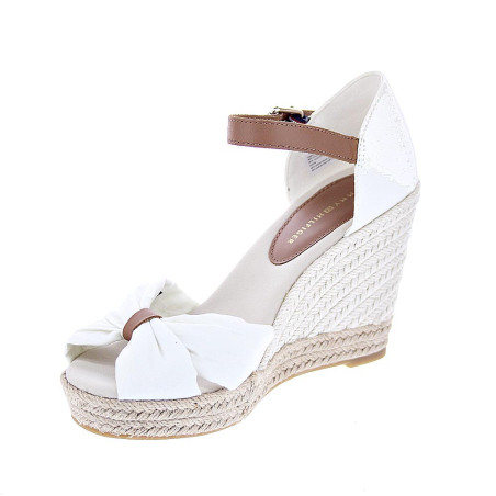 Sandalias Tommy Hilfiger zapatos Mujer modelo Basic Open Toe Blanco 