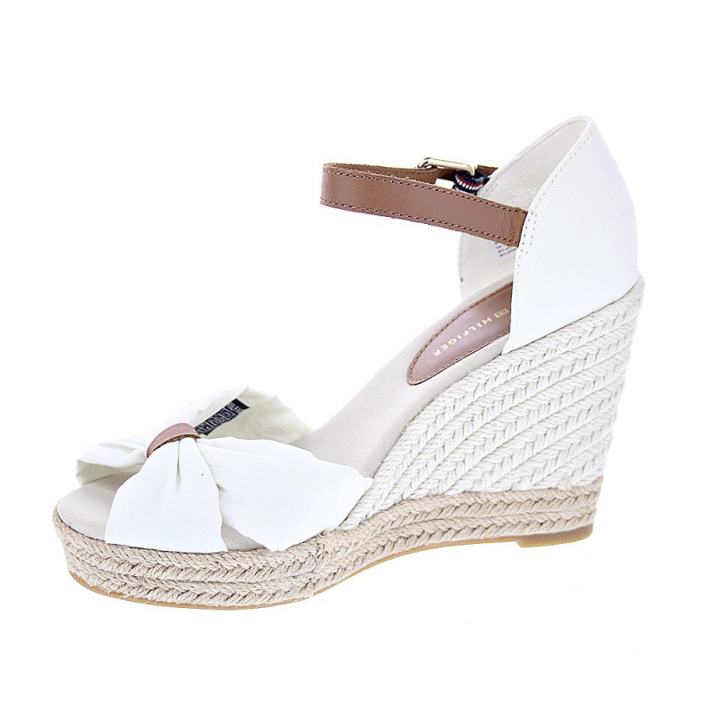 Sandalias Tommy Hilfiger zapatos Mujer modelo Basic Open Toe Blanco 