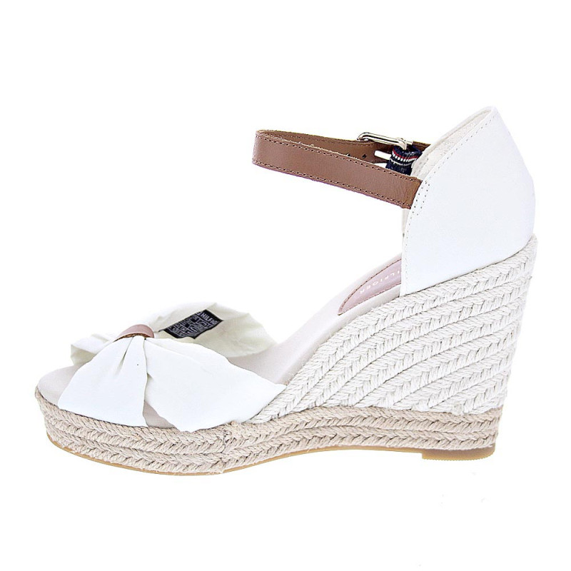 Sandalias Tommy Hilfiger zapatos Mujer modelo Basic Open Toe Blanco 