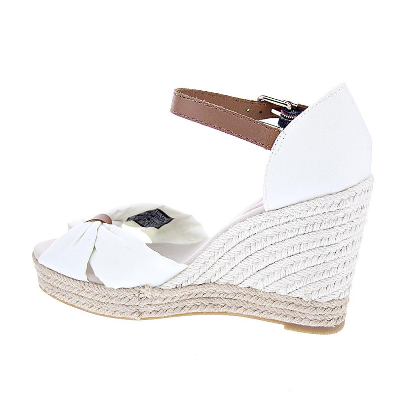 Sandalias Tommy Hilfiger zapatos Mujer modelo Basic Open Toe Blanco 