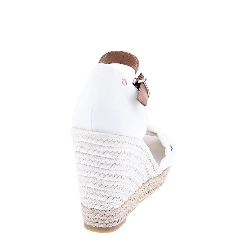 Sandalias Tommy Hilfiger zapatos Mujer modelo Basic Open Toe Blanco 