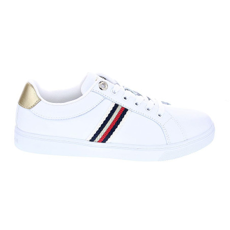Zapatillas Tommy Hilfiger zapatos Mujer modelo Corporate Webbing Blanco 