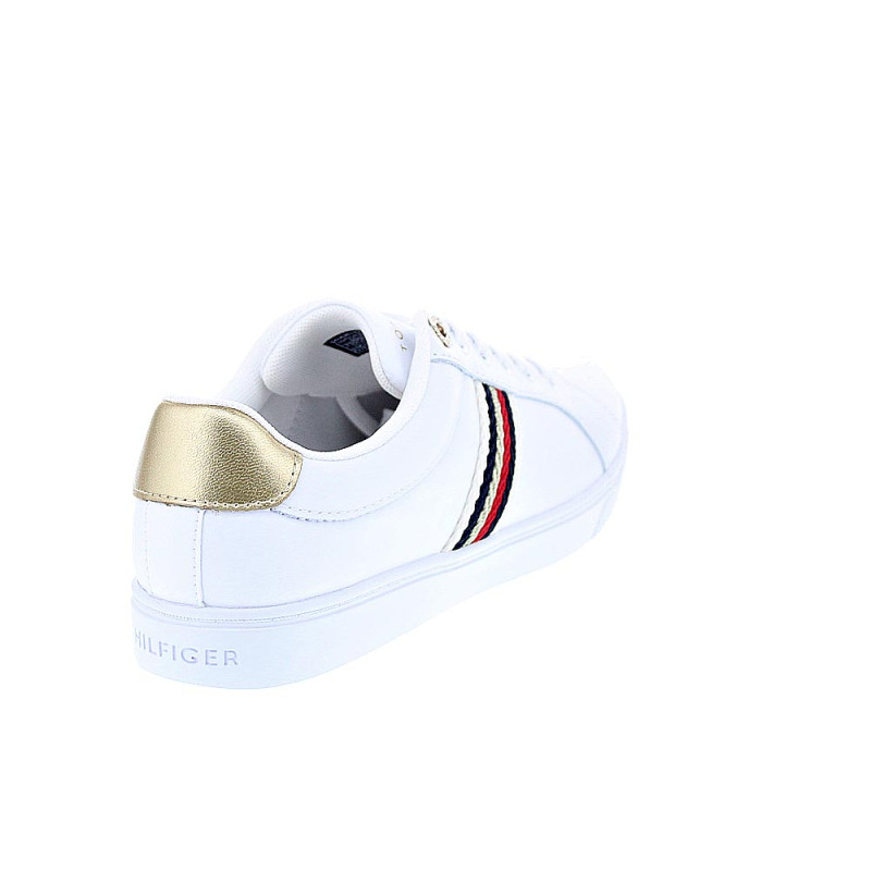 Zapatillas Tommy Hilfiger zapatos Mujer modelo Corporate Webbing Blanco 