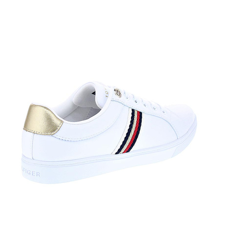 Zapatillas Tommy Hilfiger zapatos Mujer modelo Corporate Webbing Blanco 
