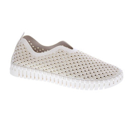 Bailarinas Ilse Jacobsen zapatos Mujer modelo Tulip Blanco Elástico 2