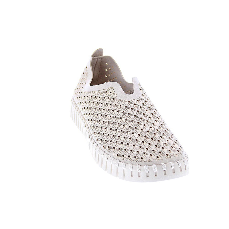 Bailarinas Ilse Jacobsen zapatos Mujer modelo Tulip Blanco Elástico