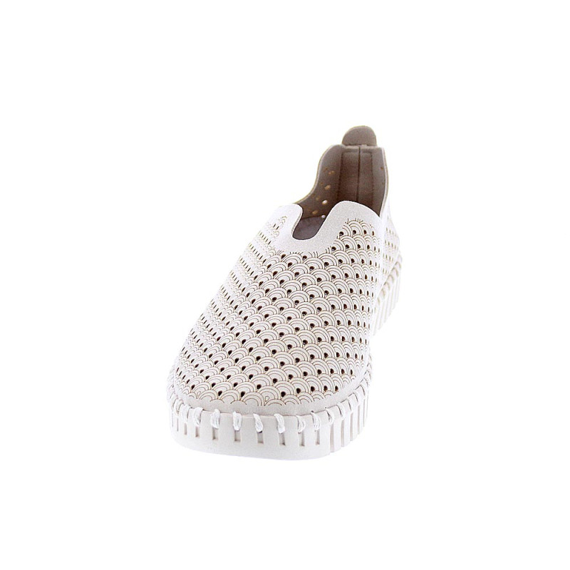 Bailarinas Ilse Jacobsen zapatos Mujer modelo Tulip Blanco Elástico