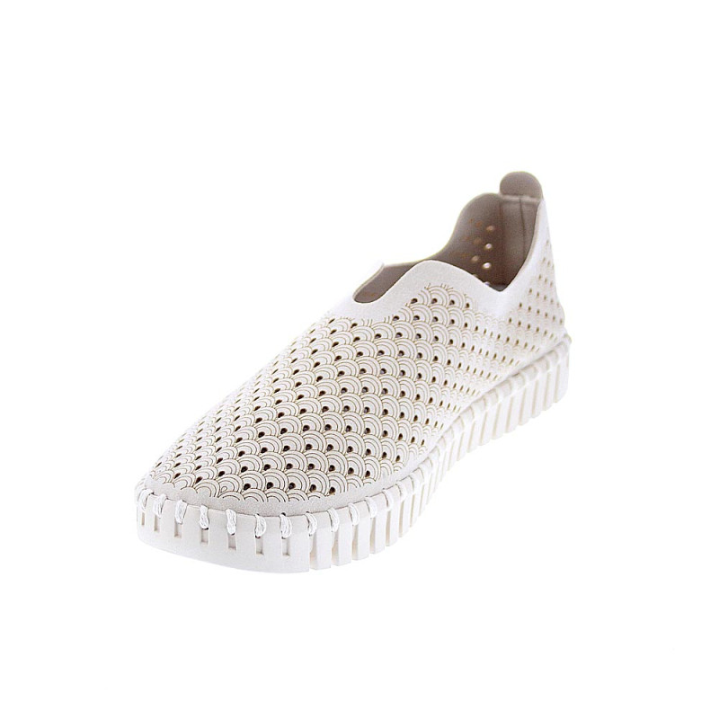 Bailarinas Ilse Jacobsen zapatos Mujer modelo Tulip Blanco Elástico