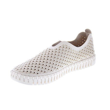 Bailarinas Ilse Jacobsen zapatos Mujer modelo Tulip Blanco Elástico