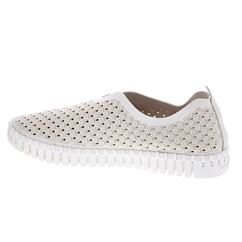 Bailarinas Ilse Jacobsen zapatos Mujer modelo Tulip Blanco Elástico