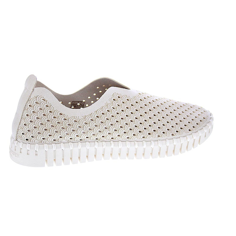 Bailarinas Ilse Jacobsen zapatos Mujer modelo Tulip Blanco Elástico