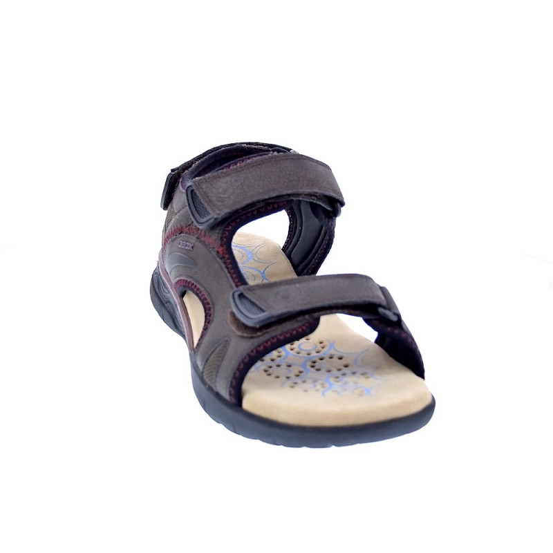 Sandalias Geox zapatos Hombre modelo Spherica Marrón 