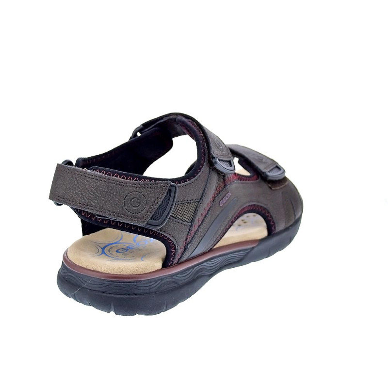 Sandalias Geox zapatos Hombre modelo Spherica Marrón 