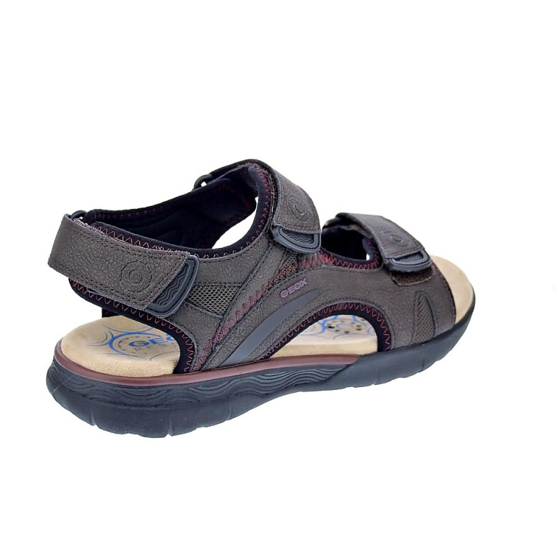 Sandalias Geox zapatos Hombre modelo Spherica Marrón 