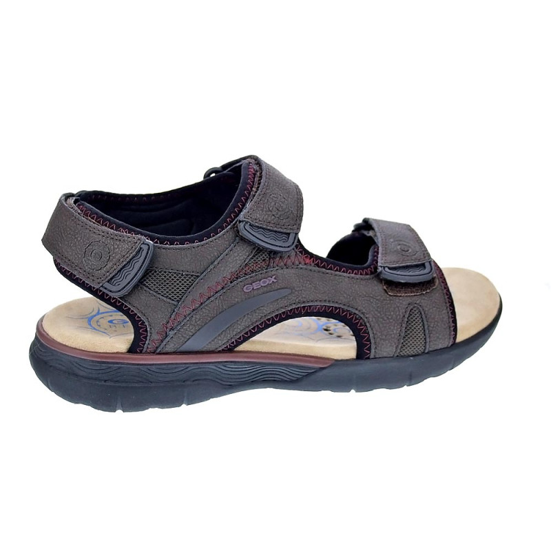 Sandalias Geox zapatos Hombre modelo Spherica Marrón 