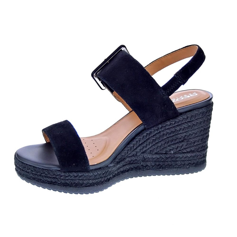 Sandalias Geox zapatos Mujer modelo Ponza Negro 