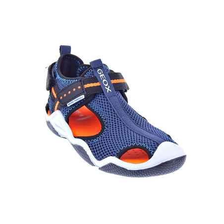Sandalias Geox zapatos Niño modelo Wader Azul 