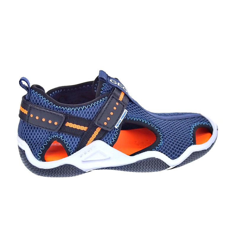 Sandalias Geox zapatos Niño modelo Wader Azul 