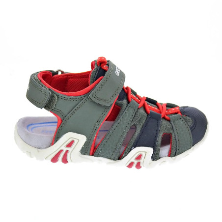 Sandalias Geox zapatos Niño modelo Kraze Verde 