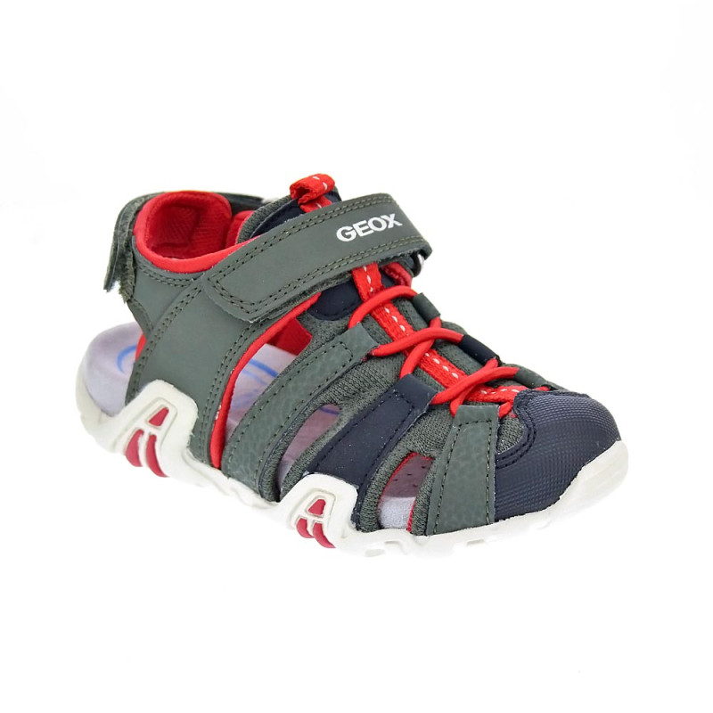 Sandalias Geox zapatos Niño modelo Kraze Verde 