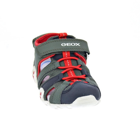 Sandalias Geox zapatos Niño modelo Kraze Verde 