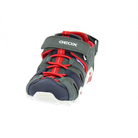 Sandalias Geox zapatos Niño modelo Kraze Verde 