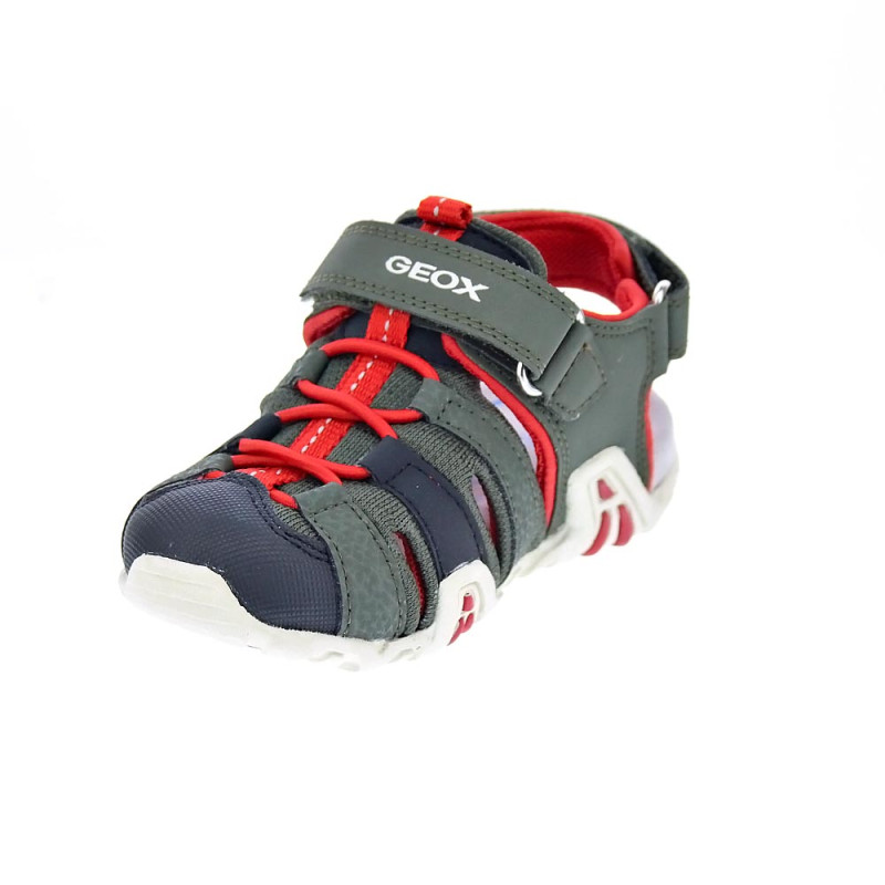 Sandalias Geox zapatos Niño modelo Kraze Verde 