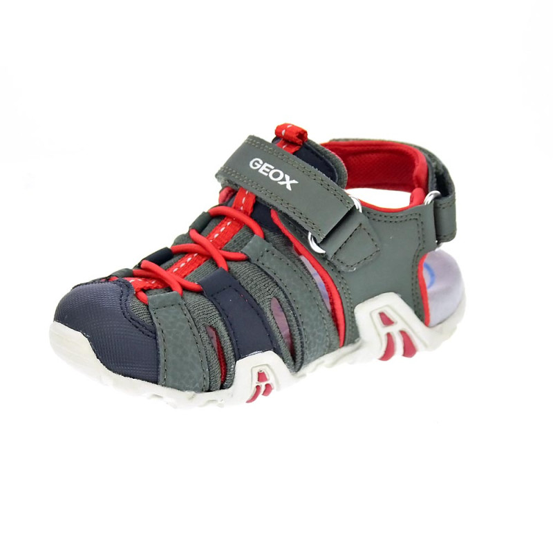 Sandalias Geox zapatos Niño modelo Kraze Verde 